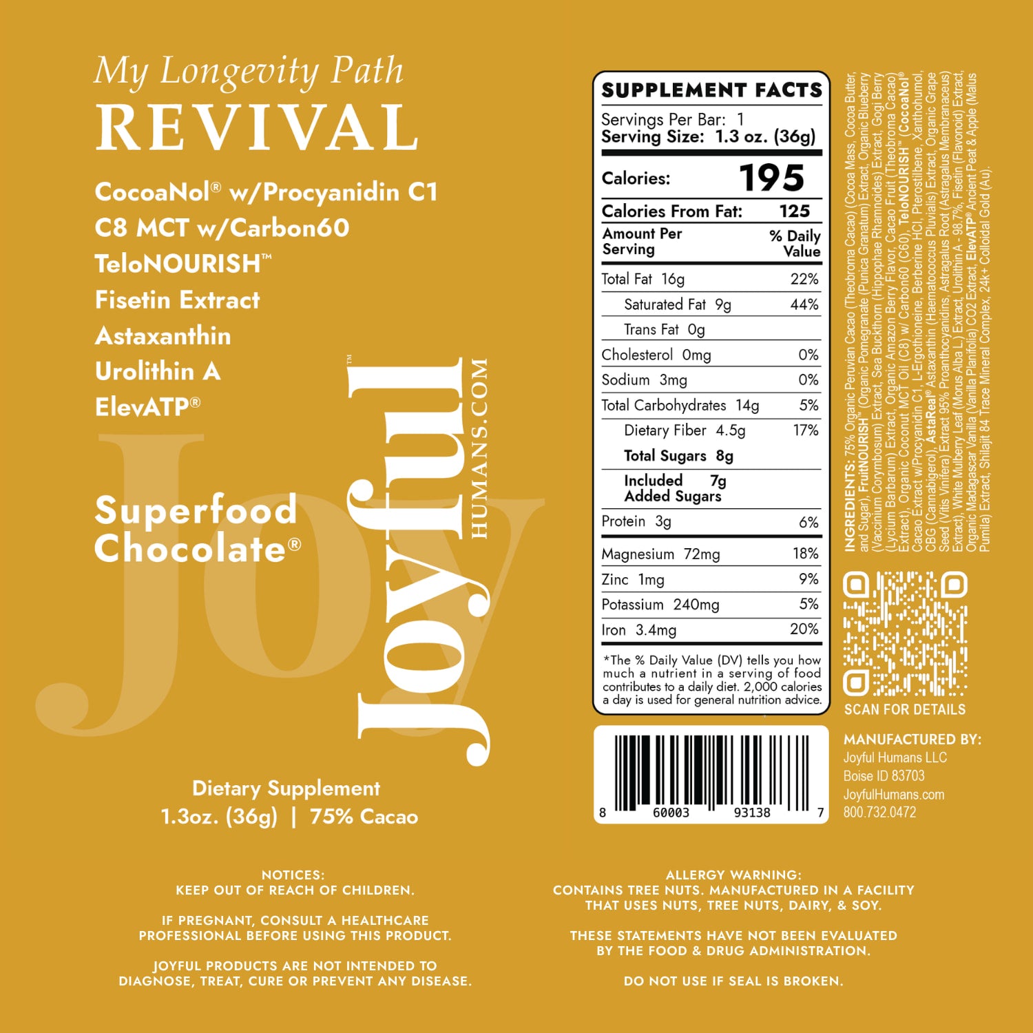 REVIVAL™ Superfood Chocolate®